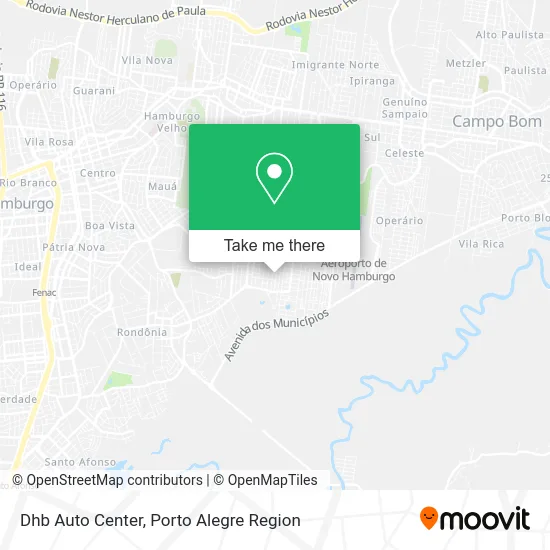 Dhb Auto Center map