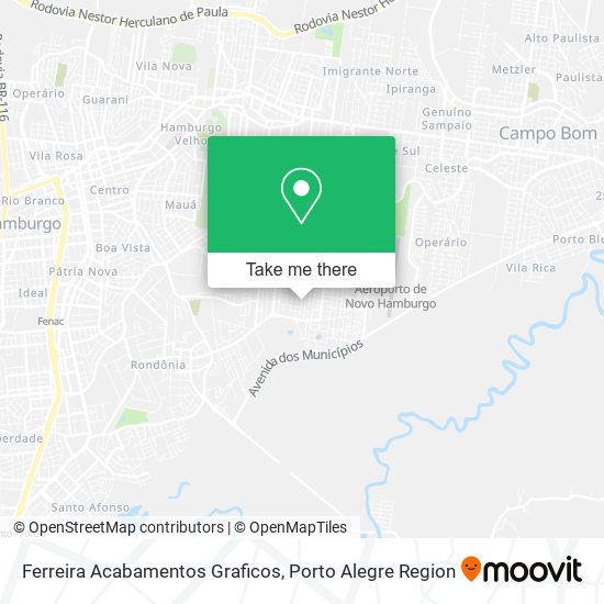 Ferreira Acabamentos Graficos map