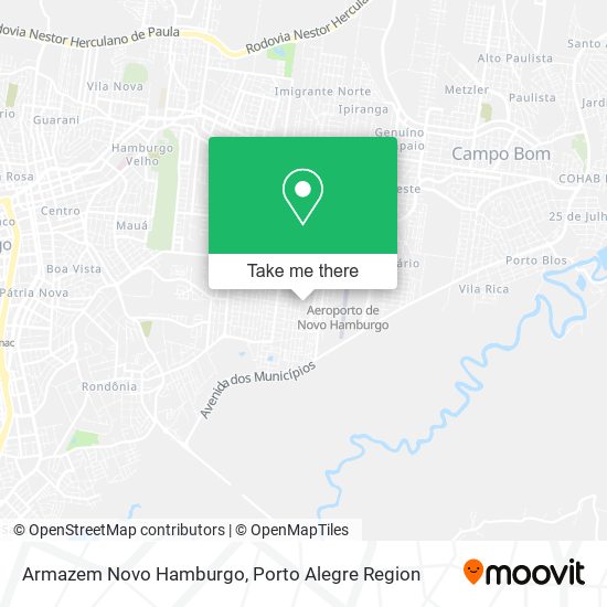 Armazem Novo Hamburgo map
