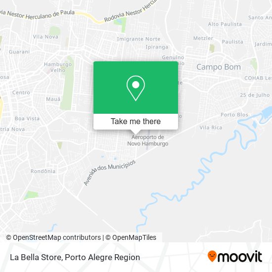 Mapa La Bella Store