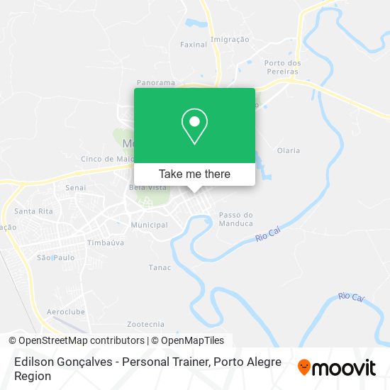 Mapa Edilson Gonçalves - Personal Trainer