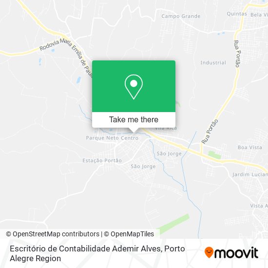 Mapa Escritório de Contabilidade Ademir Alves