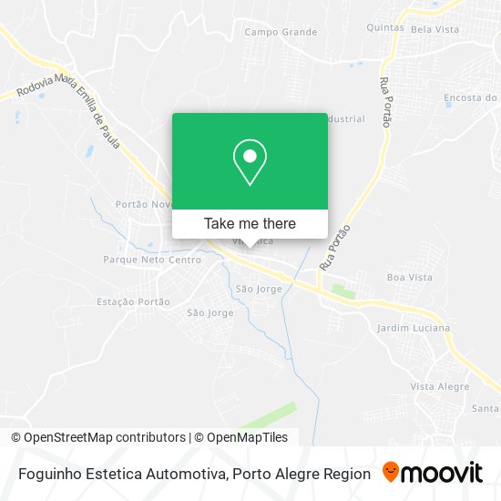 Foguinho Estetica Automotiva map