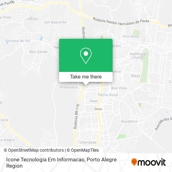 Icone Tecnologia Em Informacao map