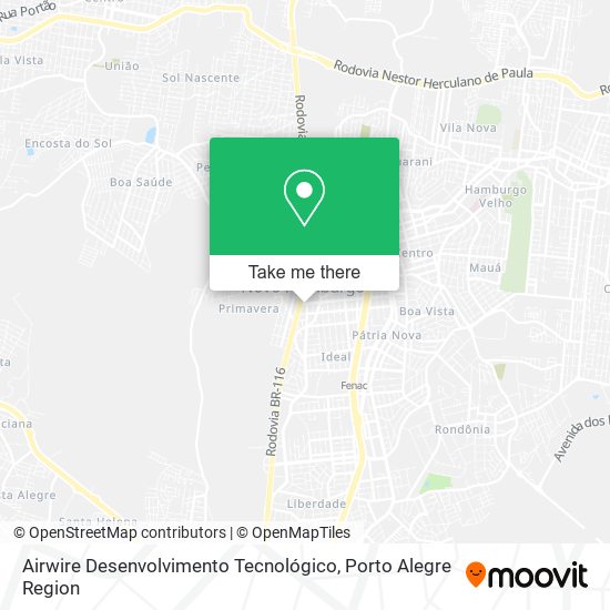 Airwire Desenvolvimento Tecnológico map