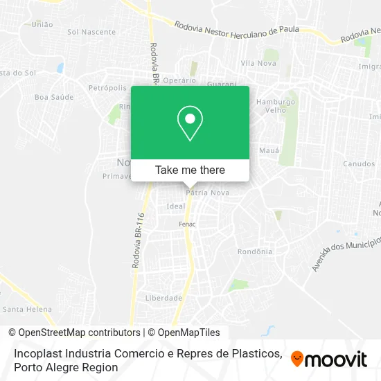 Incoplast Industria Comercio e Repres de Plasticos map