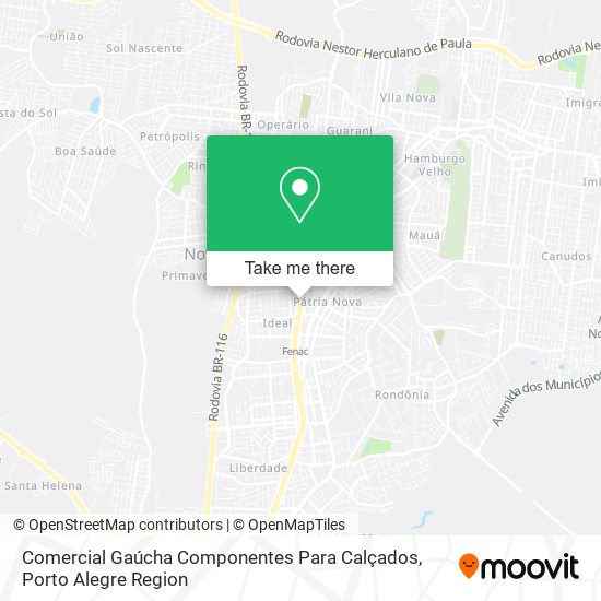 Comercial Gaúcha Componentes Para Calçados map