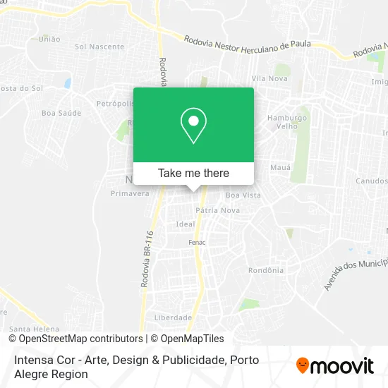 Intensa Cor - Arte, Design & Publicidade map