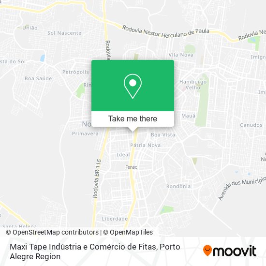 Maxi Tape Indústria e Comércio de Fitas map