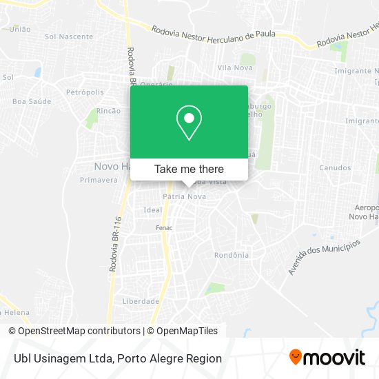 Mapa Ubl Usinagem Ltda