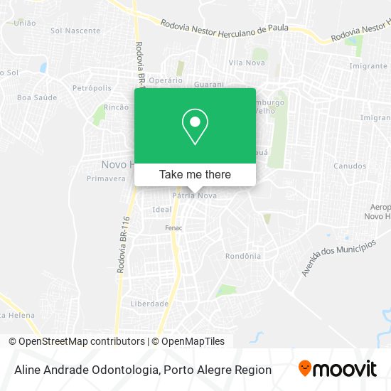 Aline Andrade Odontologia map