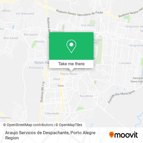 Araujo Servicos de Despachante map