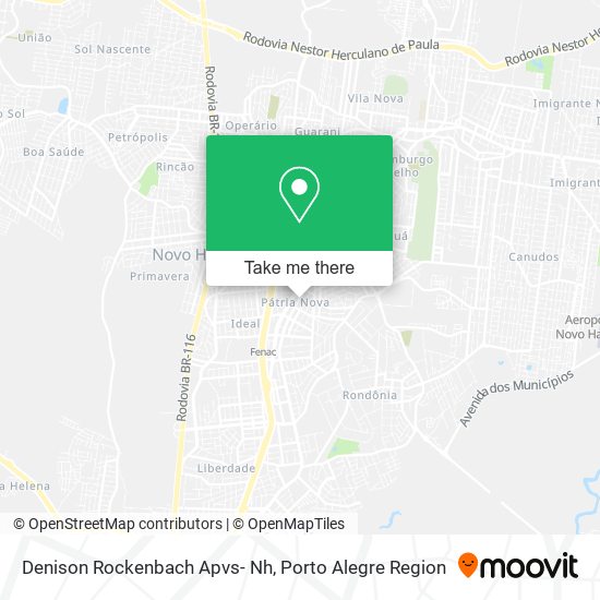 Denison Rockenbach Apvs- Nh map