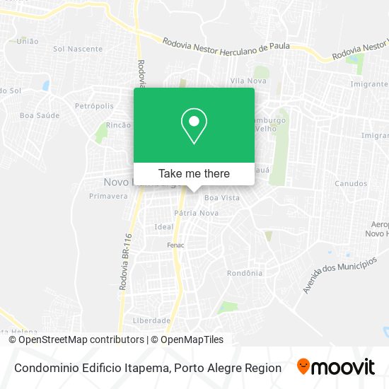 Condominio Edificio Itapema map