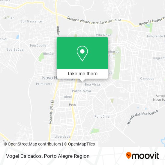 Vogel Calcados map