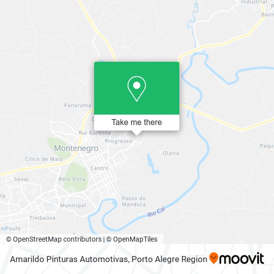 Amarildo Pinturas Automotivas map