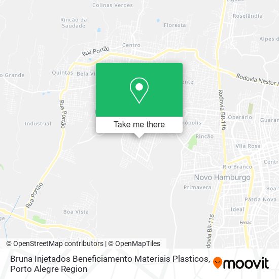 Mapa Bruna Injetados Beneficiamento Materiais Plasticos