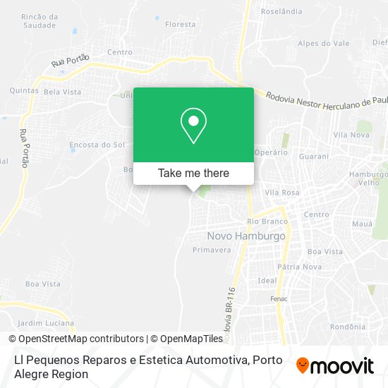 Mapa Ll Pequenos Reparos e Estetica Automotiva