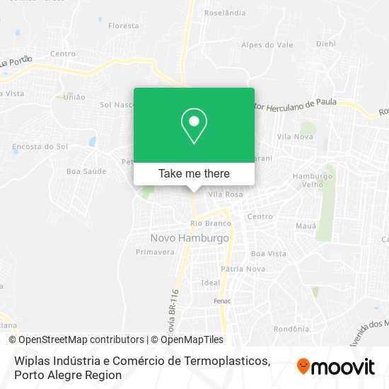 Wiplas Indústria e Comércio de Termoplasticos map