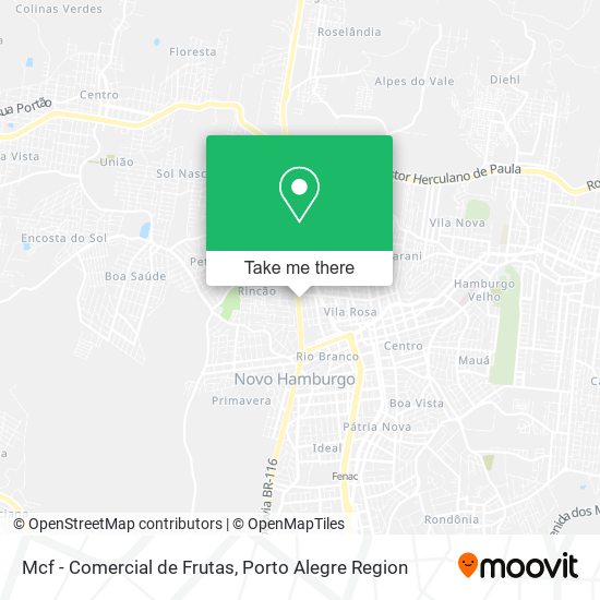 Mapa Mcf - Comercial de Frutas