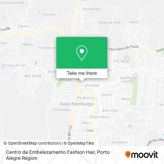 Centro de Embelezamento Fashion Hair map