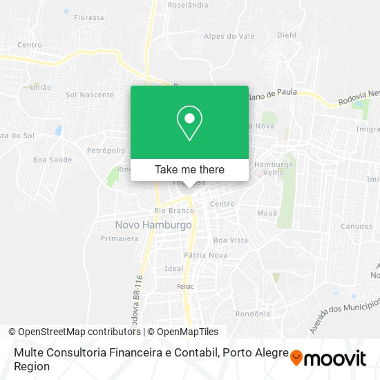 Multe Consultoria Financeira e Contabil map