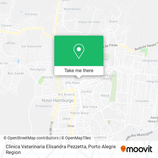 Clinica Veterinaria Elisandra Pezzetta map