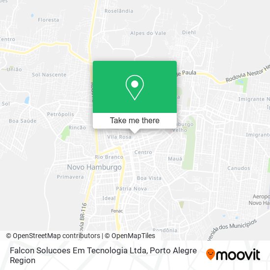 Falcon Solucoes Em Tecnologia Ltda map