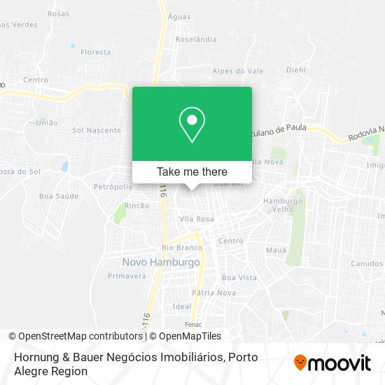 Hornung & Bauer Negócios Imobiliários map