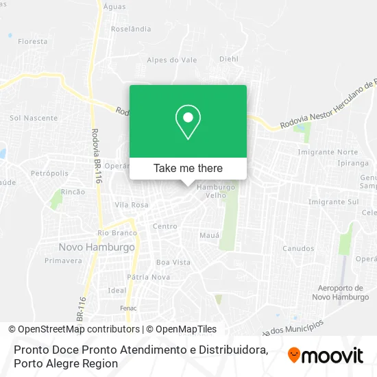 Pronto Doce Pronto Atendimento e Distribuidora map