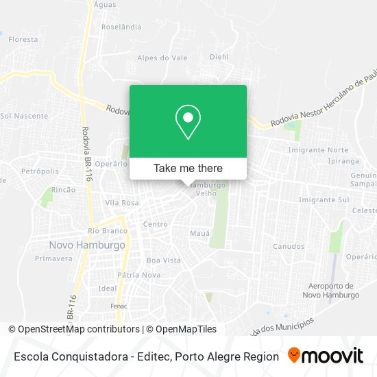 Mapa Escola Conquistadora - Editec