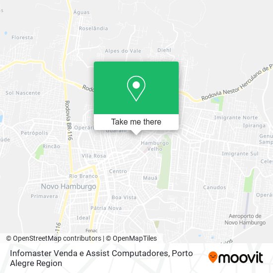 Infomaster Venda e Assist Computadores map