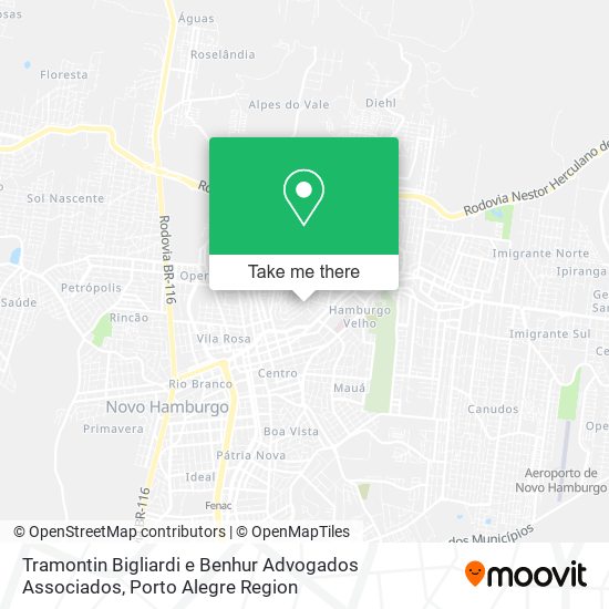 Tramontin Bigliardi e Benhur Advogados Associados map