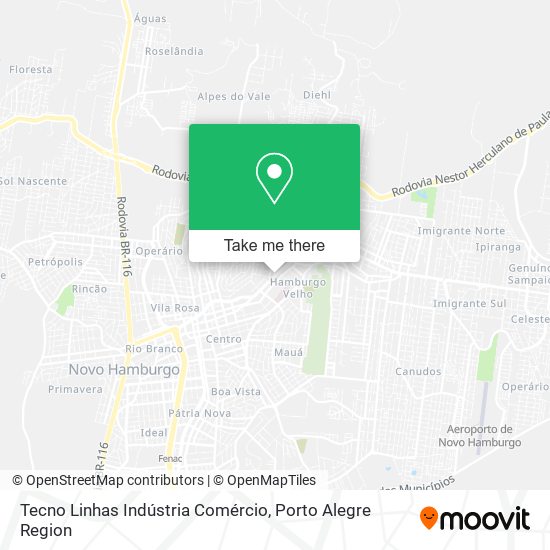 Mapa Tecno Linhas Indústria Comércio