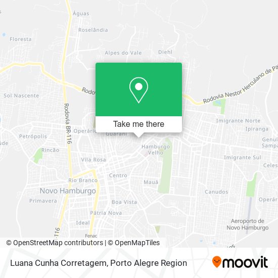 Luana Cunha Corretagem map