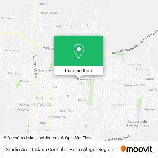 Studio Arq. Tatiana Coutinho map