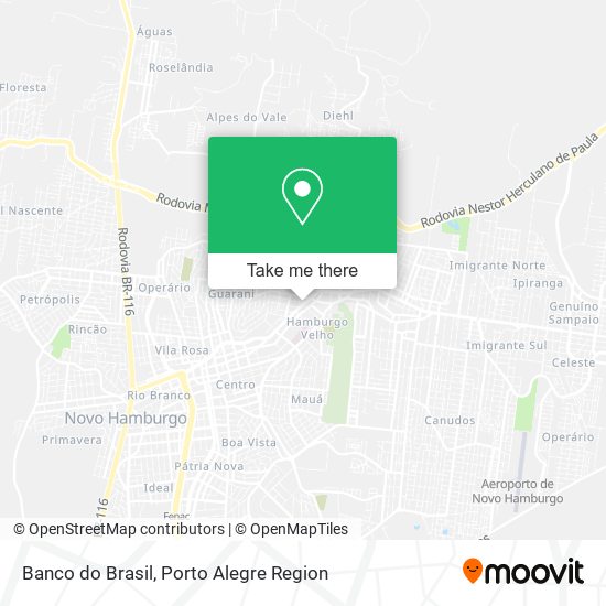 Banco do Brasil map