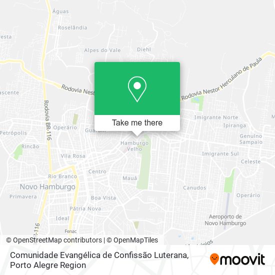 Comunidade Evangélica de Confissão Luterana map