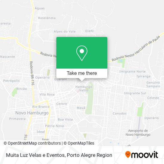 Muita Luz Velas e Eventos map