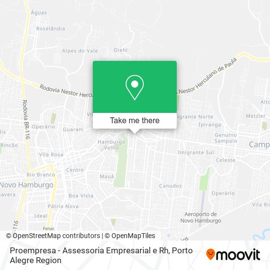 Mapa Proempresa - Assessoria Empresarial e Rh