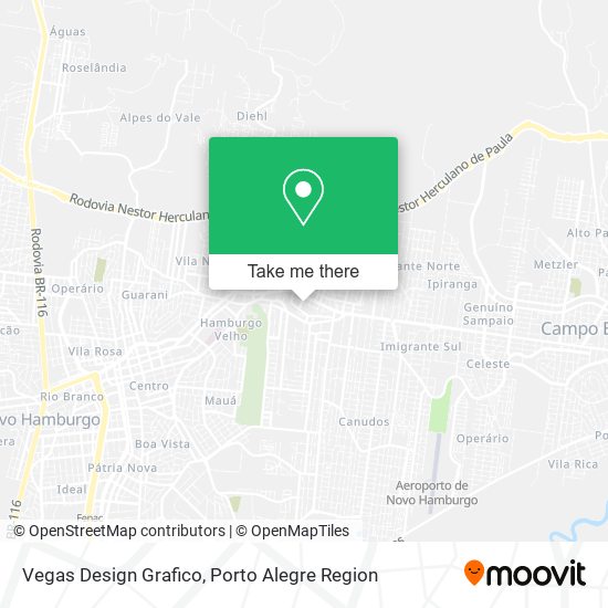 Vegas Design Grafico map