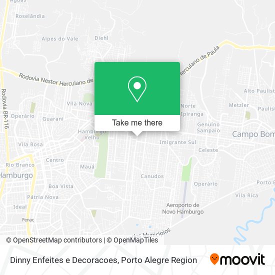 Dinny Enfeites e Decoracoes map