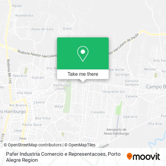 Pafer Industria Comercio e Representacoes map