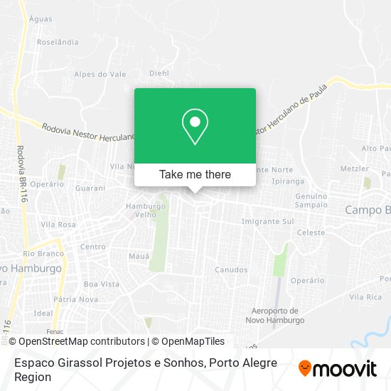 Espaco Girassol Projetos e Sonhos map