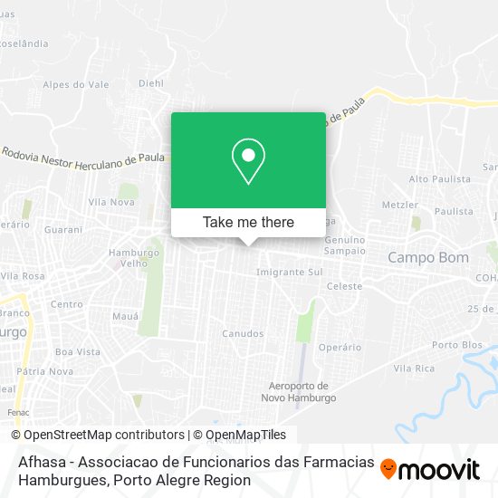 Afhasa - Associacao de Funcionarios das Farmacias Hamburgues map