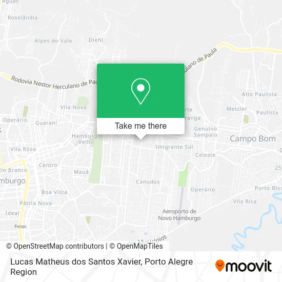 Lucas Matheus dos Santos Xavier map