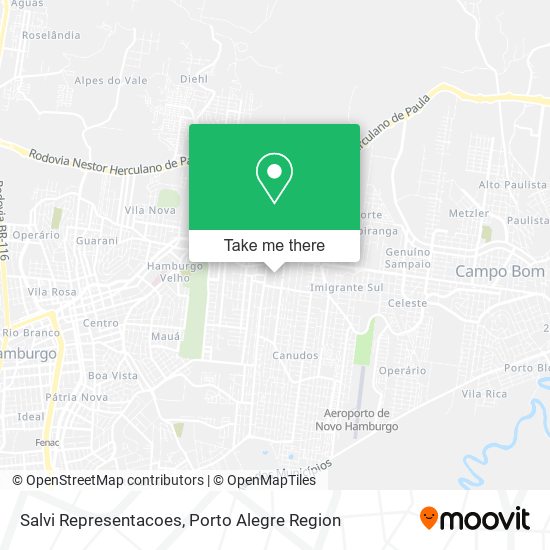 Salvi Representacoes map