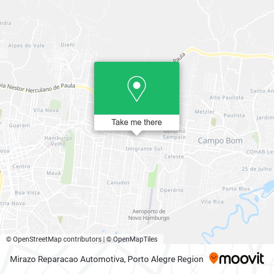 Mirazo Reparacao Automotiva map