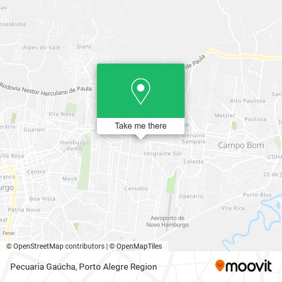 Pecuaria Gaúcha map