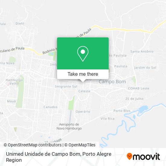 Unimed Unidade de Campo Bom map